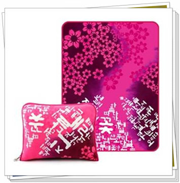 Hangul Portable Cushion Blanket, Travel Pi... Made in Korea